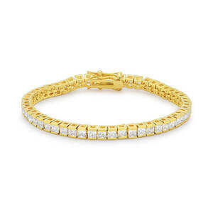 Lace Pink Cubic Zirconia Tennis Bracelet